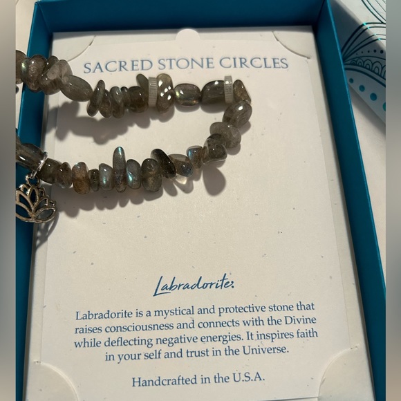 Stone Circle Studio Labradorite Bracelet, NWOT. - Picture 3 of 3